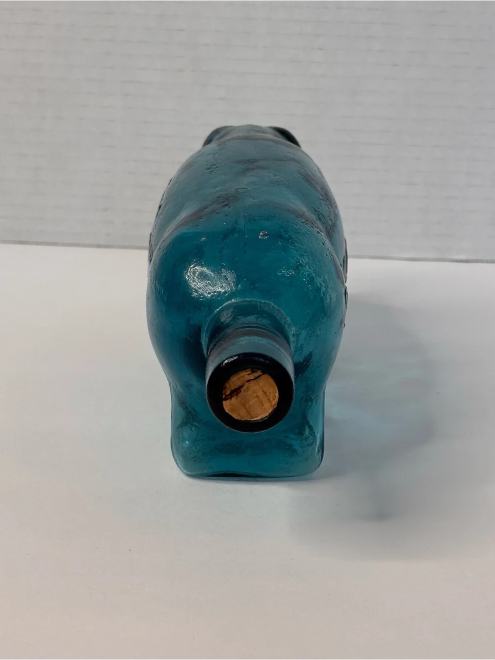 Vintage Suffolk Bitters Blue Pig Form Bottle - Picture 3 of 13